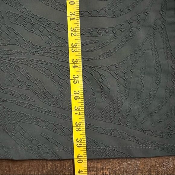 J. McLaughlin Womens Bedford Jacquard Dress Size XL Green Preppy Stretch Classic - Picture 6 of 9